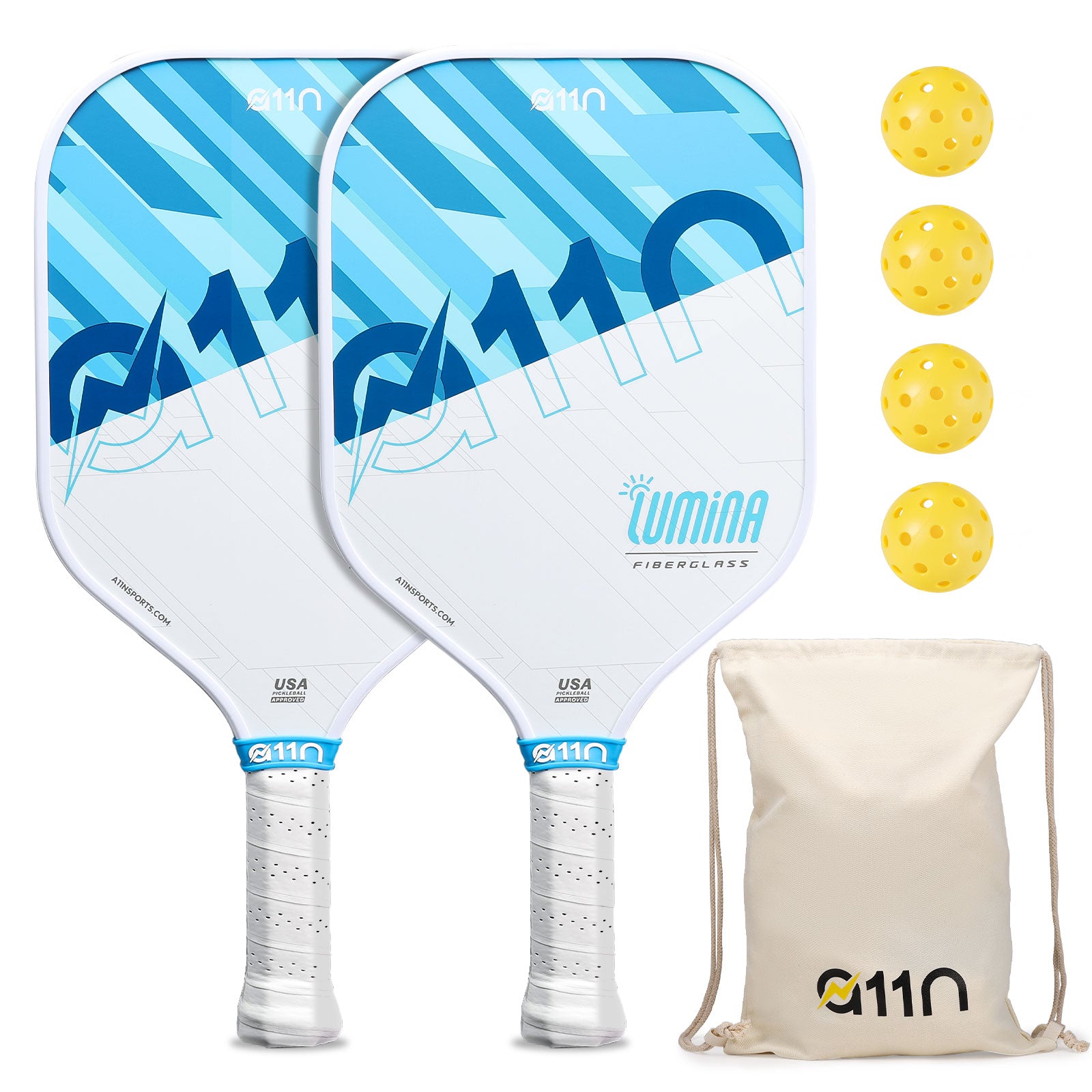 A11N Lumina Pickleball Paddles Set