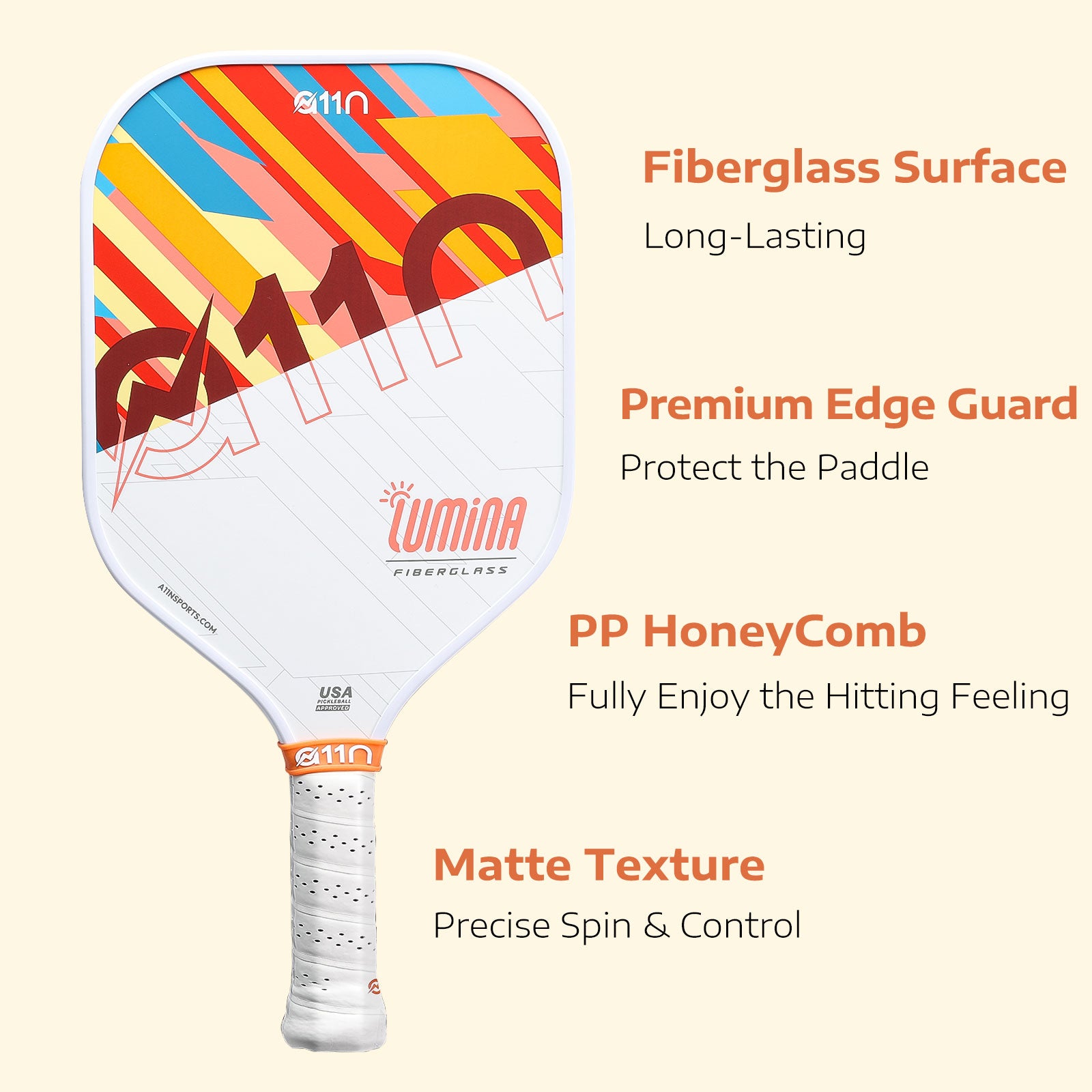 A11N Lumina Pickleball Paddles Set