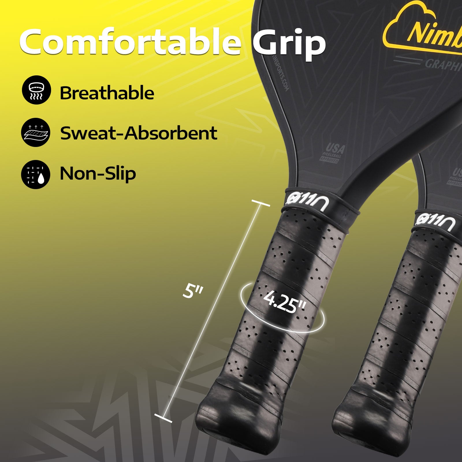 A11N Nimbus Pickleball Paddles Set