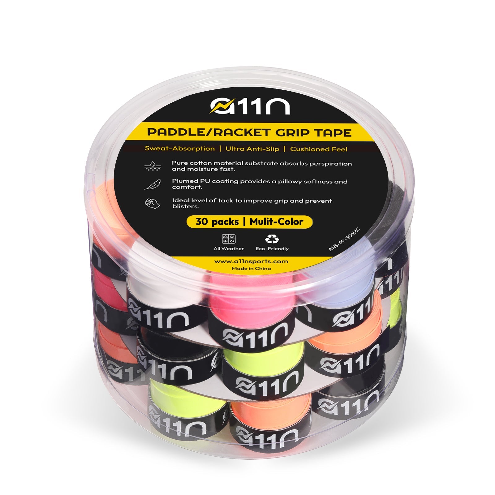 A11N Pickleball Grip Tape-30 Pack