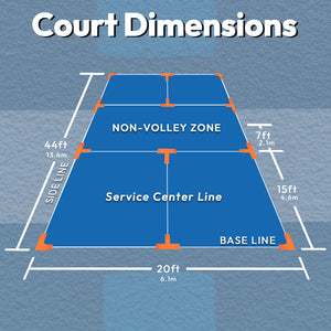 A11N Temporary Pickleball Court Lines