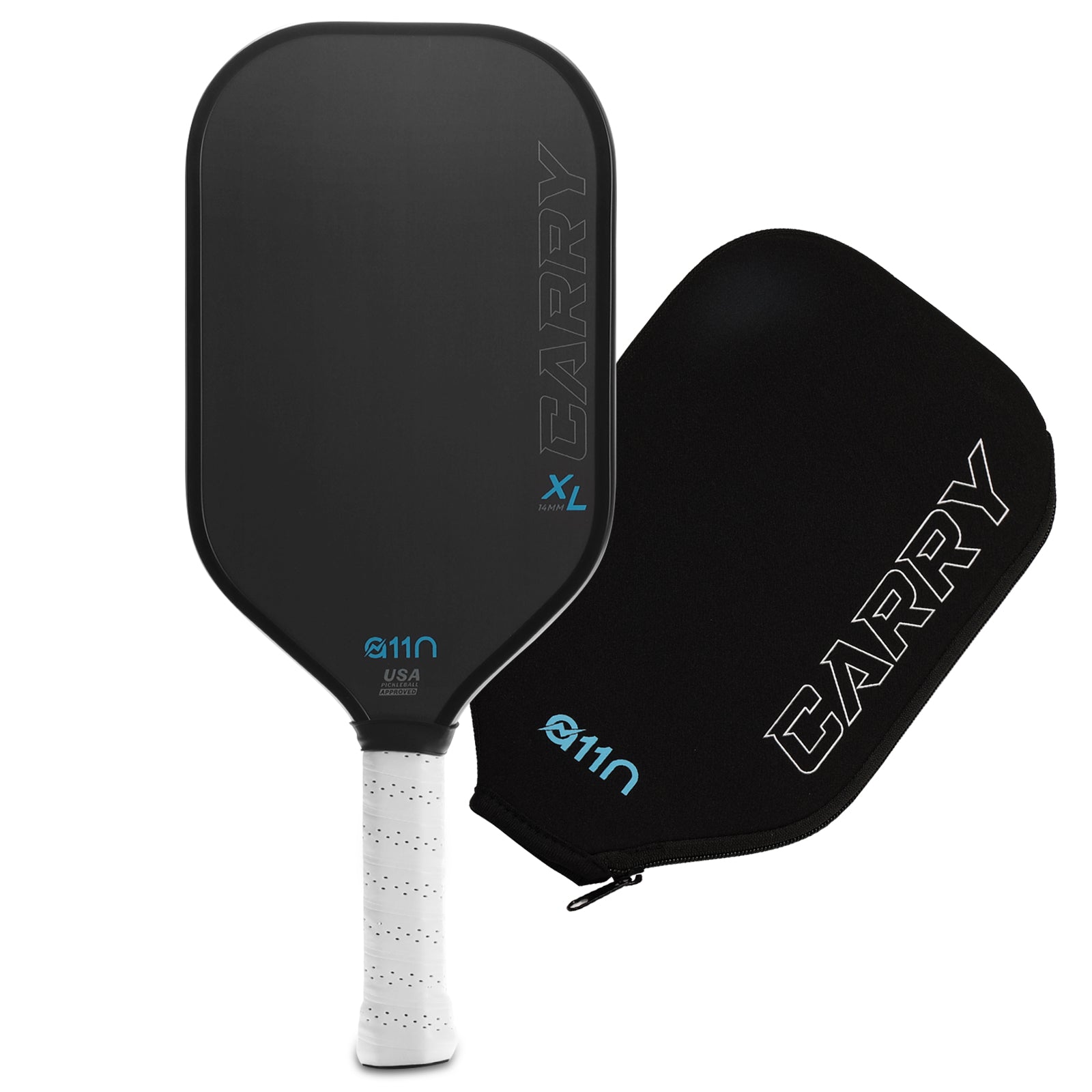 A11N Carry XL Raw Carbon Fiber Pickleball Paddle