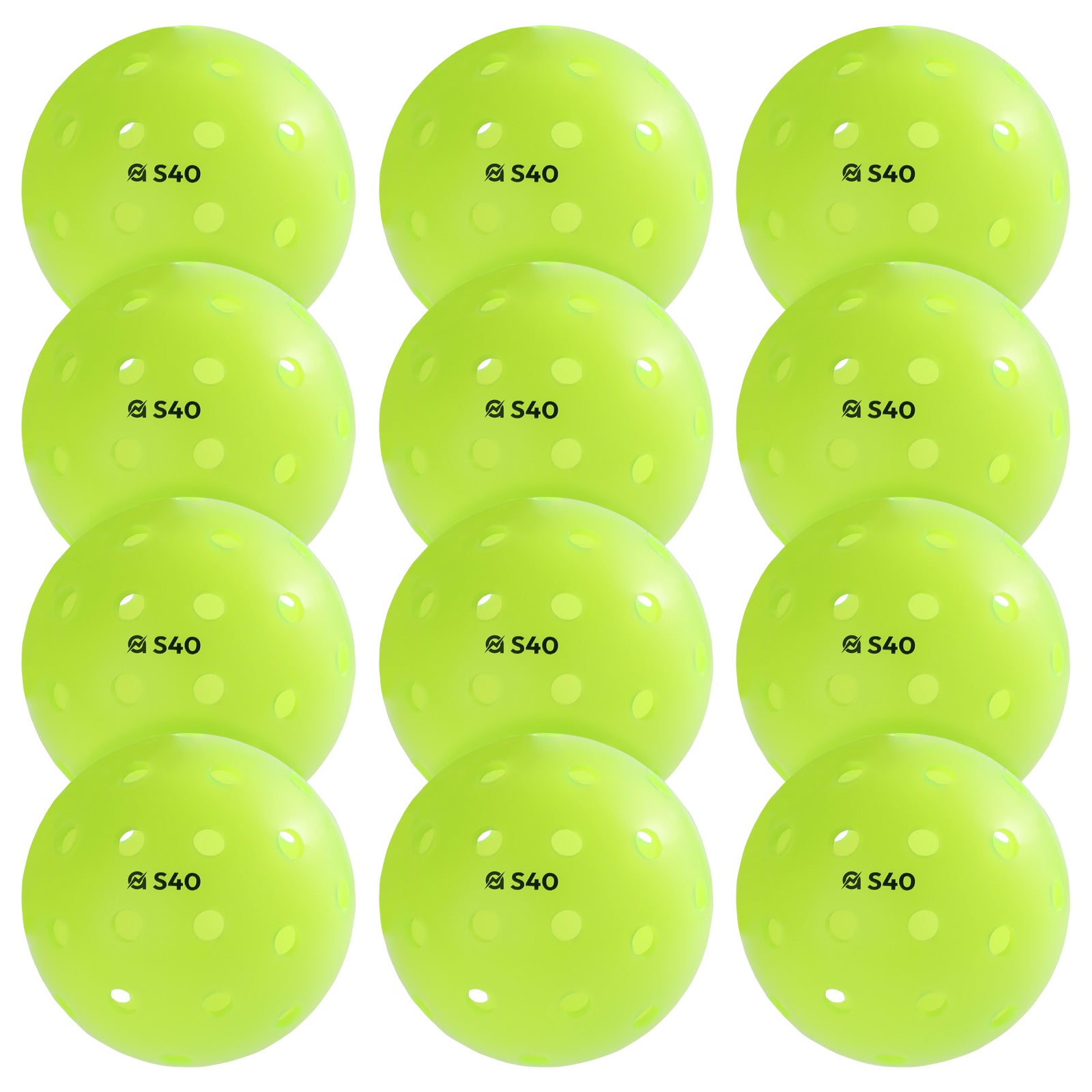 A11N SPORTS Sporting Goods > Outdoor Recreation > Outdoor Games > Pickleball > Pickleballs A11N S40 Outdoor Pickleball Balls- USA Pickleball Approved