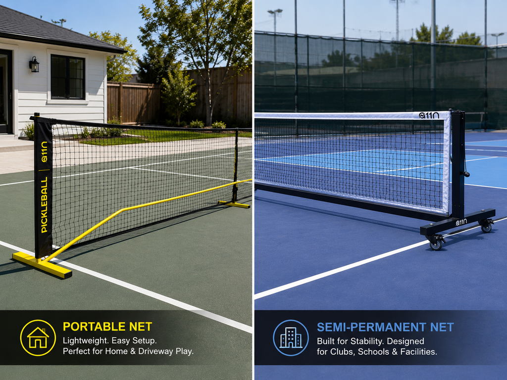 Portable vs. Semi-Permanent Pickleball Nets: Which Setup Is Right for You?