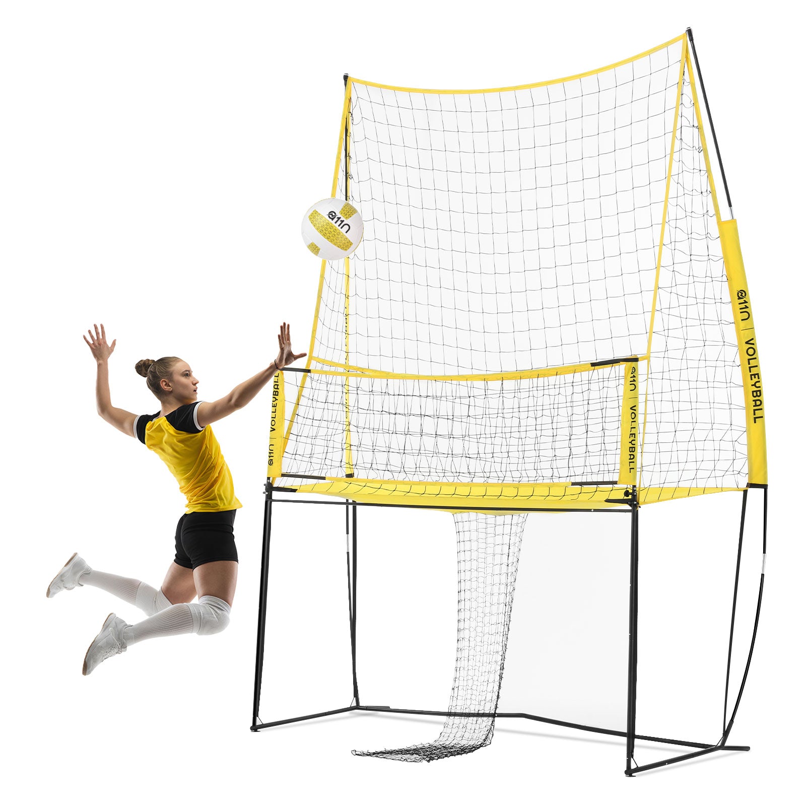 A11N Adjustable Volleyball Practice Net Station