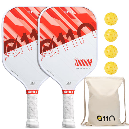 A11N Pickleball Paddles Set Of 2 Graphite Surface