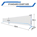 Load image into Gallery viewer, GS-22Lite Pickleball Game Set w/ Portable Net, Paddles &amp; Balls, 22 FT
