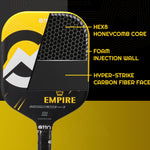 Load image into Gallery viewer, A11N EMPIRE Edgeless Carbon Fiber Pickleball Paddle
