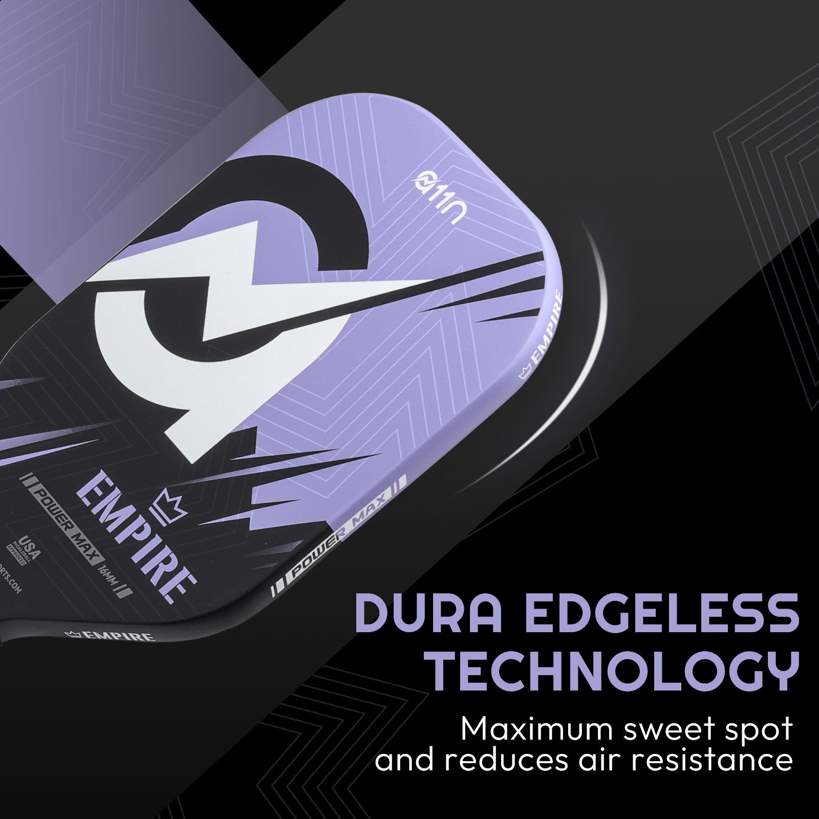 A11N EMPIRE Edgeless Carbon Fiber Pickleball Paddle[Presale!]