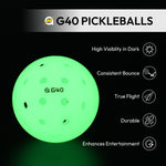 Load image into Gallery viewer, A11N G40 Luminous Outdoor Pickleballs-USA Pickleball Approved
