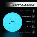 Load image into Gallery viewer, A11N G40 Luminous Outdoor Pickleballs-USA Pickleball Approved
