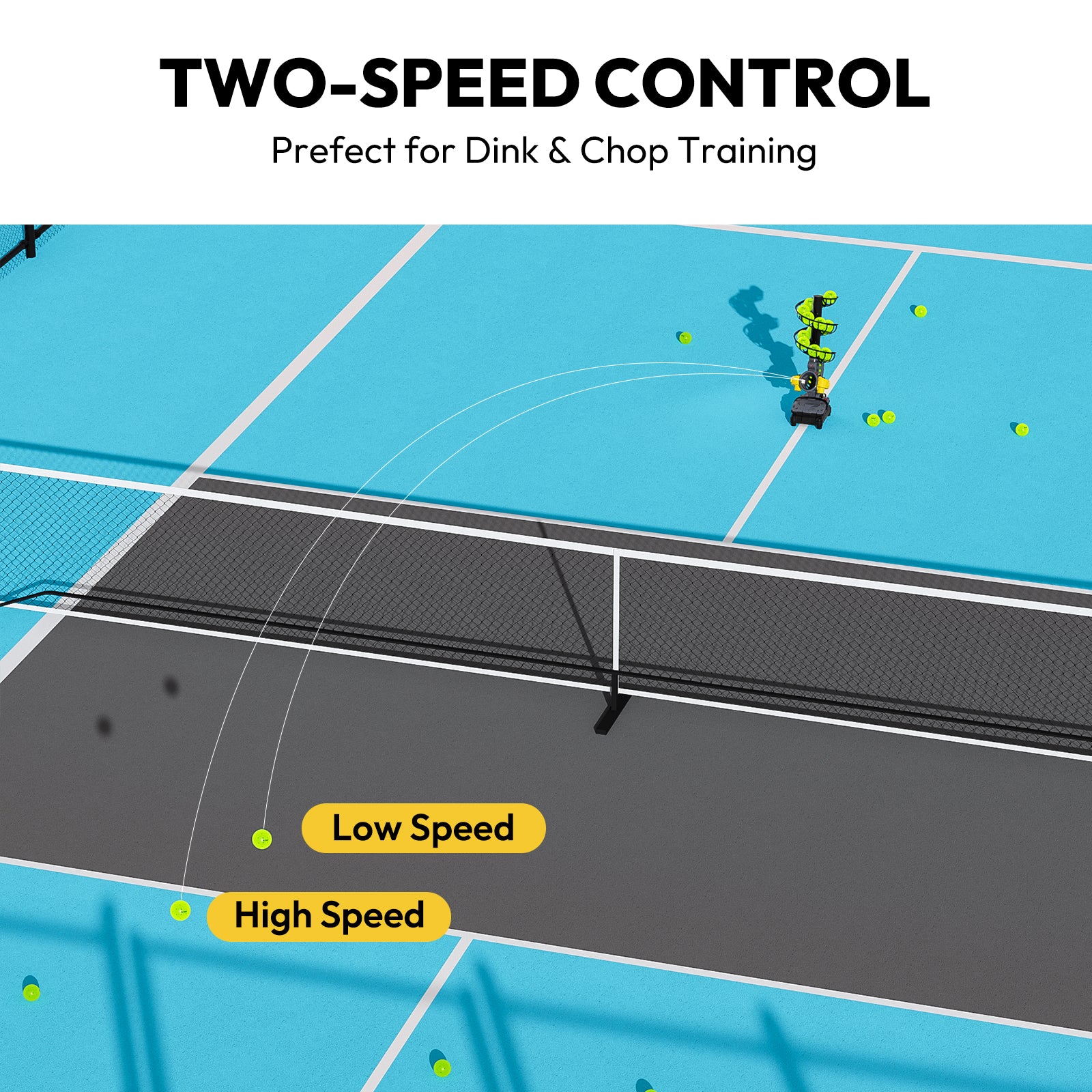 A11N Automatic Pickleball Launcher