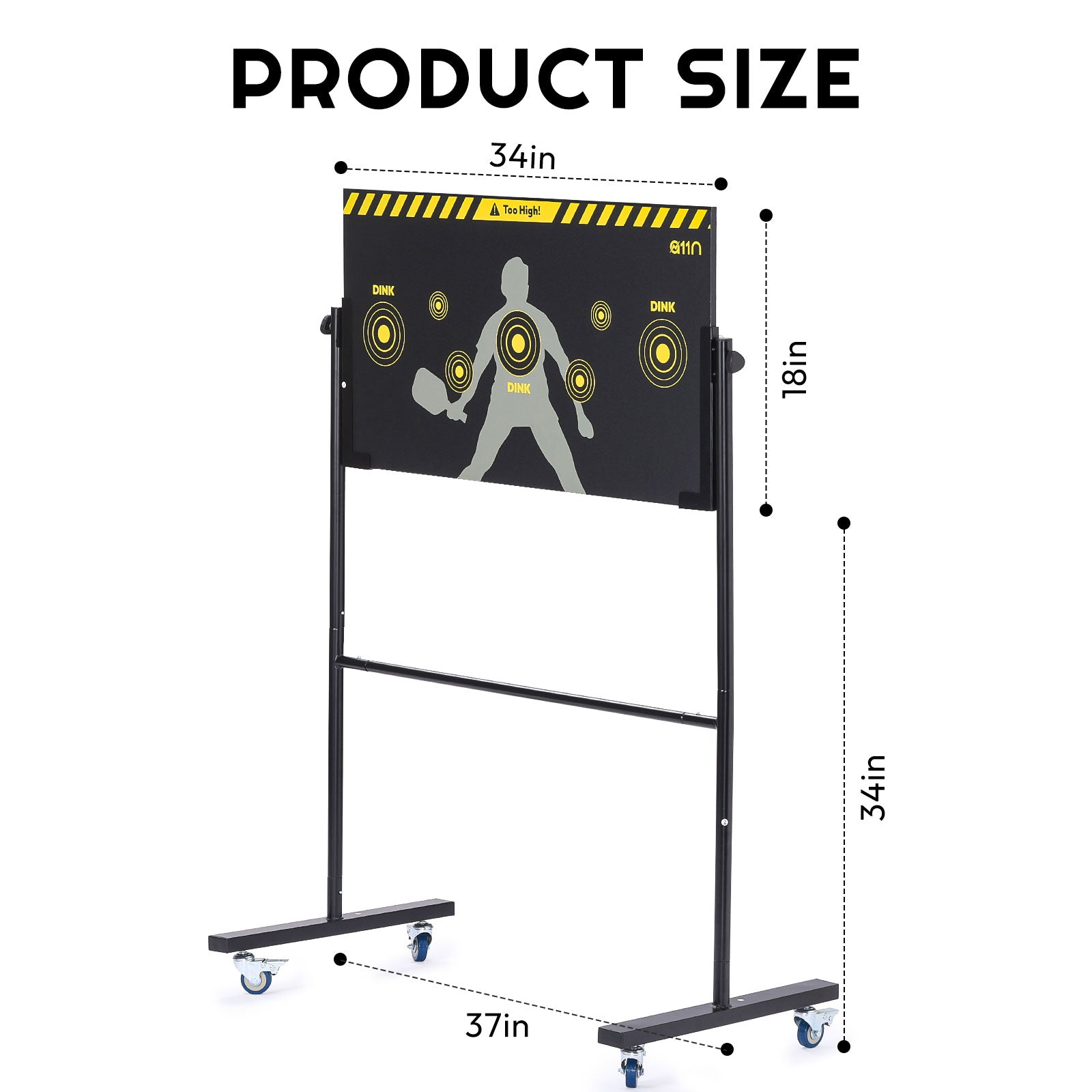 A11N Pickleball Rebounder Training Equipment Aid