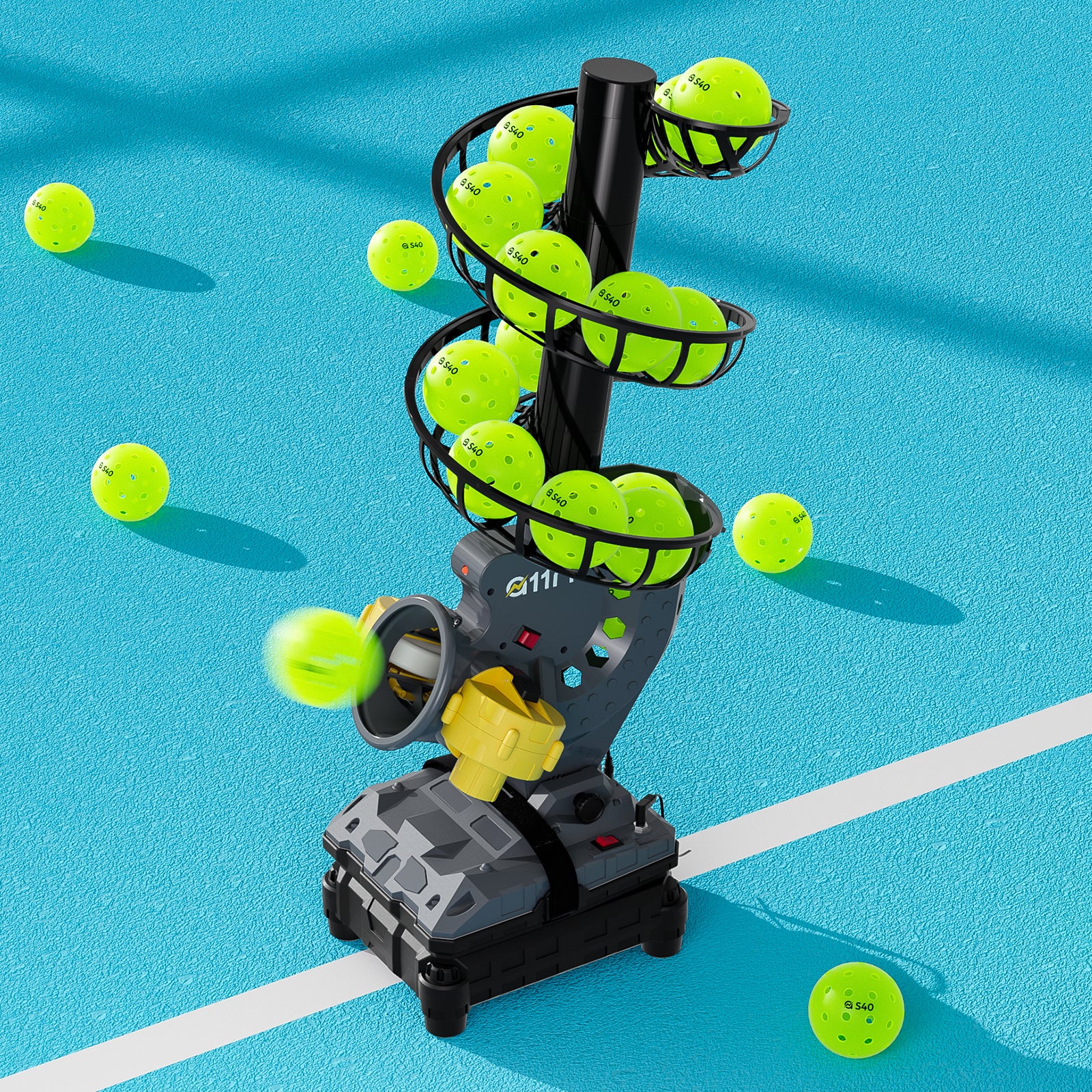 A11N Automatic Pickleball Launcher