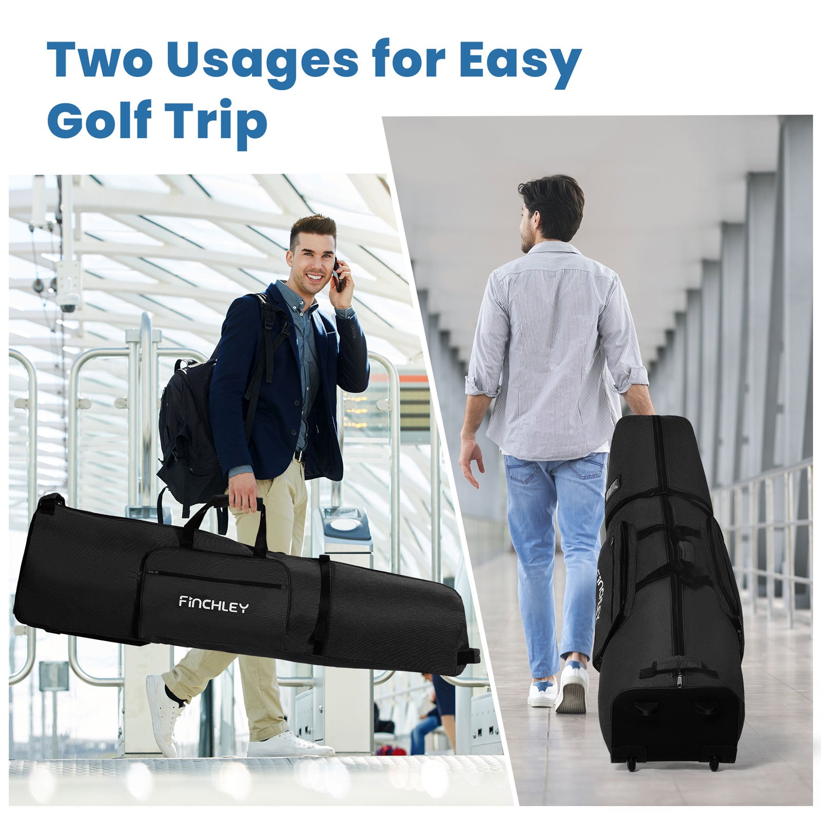 FINCHLEY Soft-Sided Golf Club Travel Bag