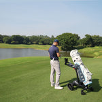 Load image into Gallery viewer, Manual mode operation of the golf cart, giving players control over movement and positioning
