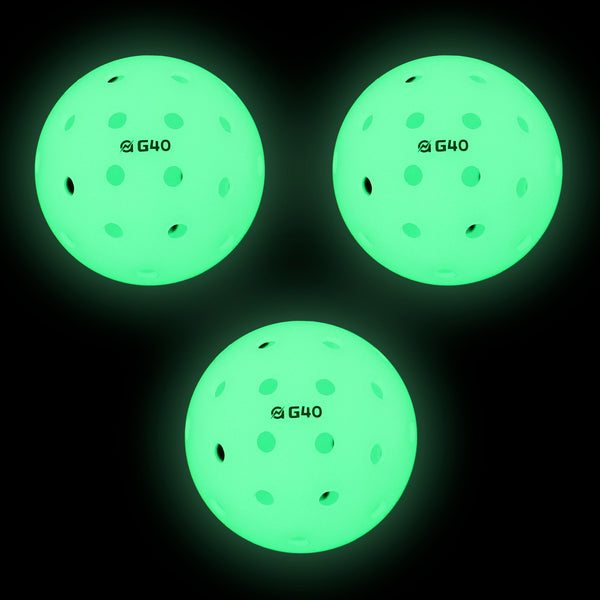 A11N G40 Luminous Outdoor Pickleballs-USA Pickleball Approved