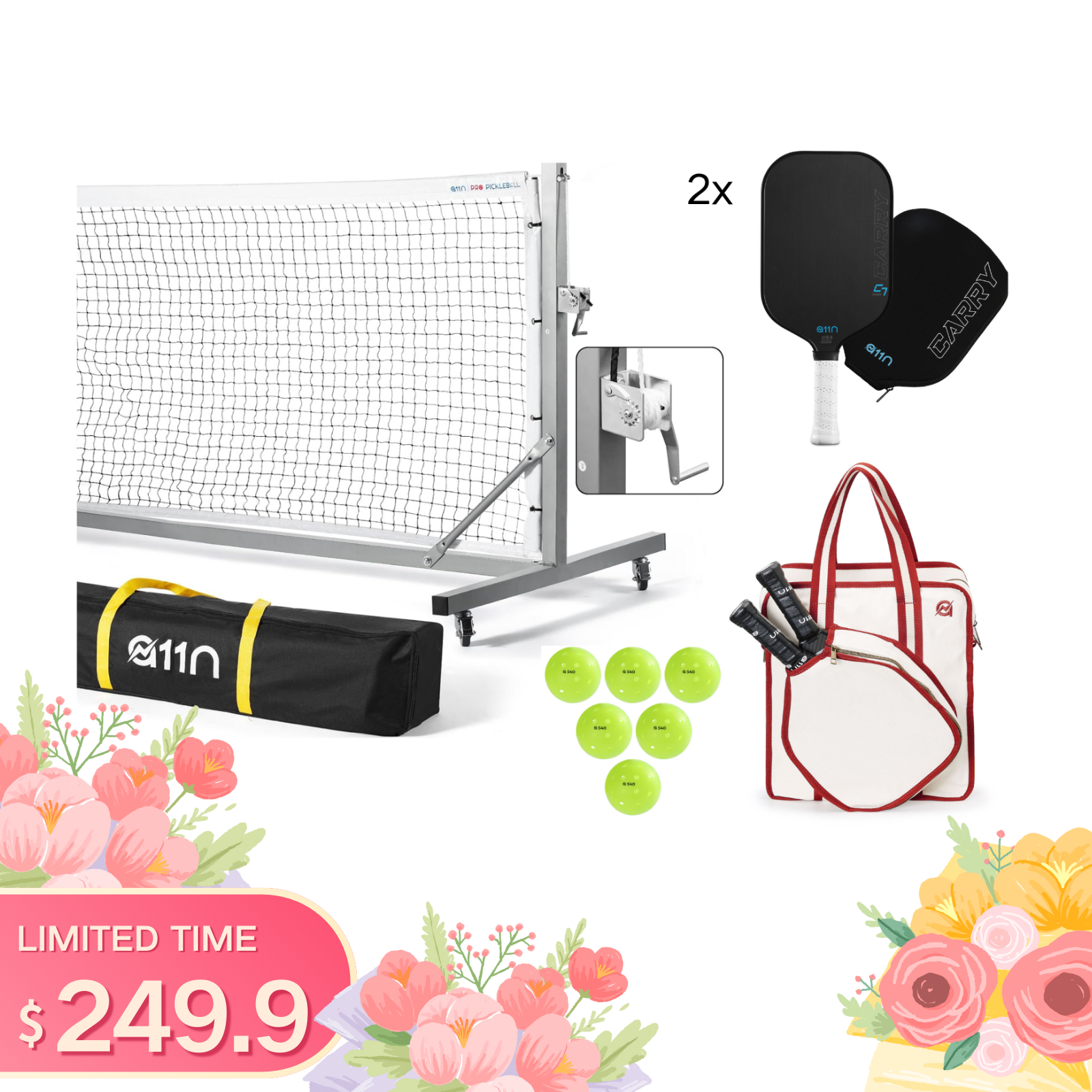 A11N Advanced Pickleball Set