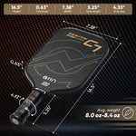 Load image into Gallery viewer, A11N Zenith Pro Spin Pickleball Paddle
