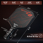 Load image into Gallery viewer, A11N Zenith Pro Spin Pickleball Paddle
