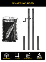 Load image into Gallery viewer, A11N In-Ground 22ft Pickleball Net
