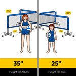 Load image into Gallery viewer, A11N 11.4ft 4-Way Volleyball Pool Net
