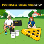 Load image into Gallery viewer, A11N Sports Bucket Toss Game Set with Inflatable Rack
