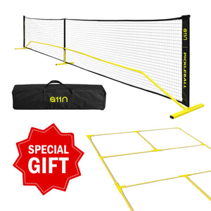 A11N 22ft Portable Pickleball Net System [Free Gift!]