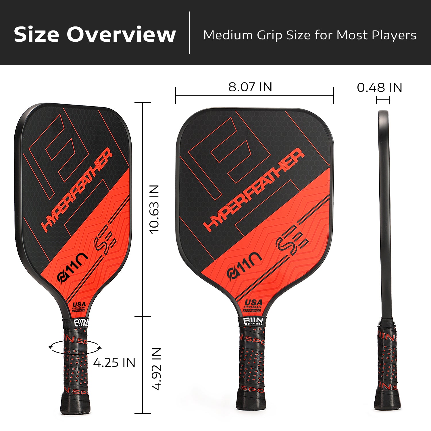 Main Paddle A11N HyperFeather SE Pickleball Paddle Set | A11N SPORTS