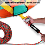 Load image into Gallery viewer, 2-Section Tow Ropes for Tubing, 1-4 Rider 60FT Ropes for Towable Tubes
