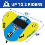 Load image into Gallery viewer, Montauk2 Towable Tube for Boating, 1-2 Rider
