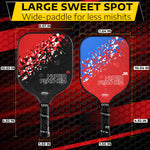 Load image into Gallery viewer, A11N SPORTS Sporting Goods &gt; Outdoor Recreation &gt; Outdoor Games &gt; Pickleball &gt; Pickleball Paddles HyperFeather R &amp; JR Paddles Set of Four, with Four Outdoor Balls and One Backpack
