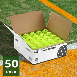 A11N SPORTS Sporting Goods > Outdoor Recreation > Outdoor Games > Pickleball > Pickleballs S40 Outdoor Pickleball Balls- USA Pickleball Approved, 3/6/12/50 Pack, Neon Green/Fuchsia/Tangerine