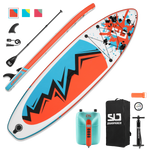 Load image into Gallery viewer, Bundle Deal - 10&#39; Inflatable Stand-Up Paddle Board Set &amp; E-Pump
