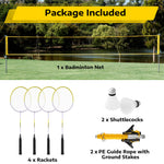 Load image into Gallery viewer, A11N SPORTS Badminton Nets Portable Outdoor Badminton Set
