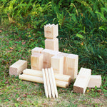 Load image into Gallery viewer, A11N SPORTS Sporting Goods &gt; Outdoor Recreation &gt; Outdoor Games &gt; Lawn Games Friendswood Kubb Viking Chess Lawn Game
