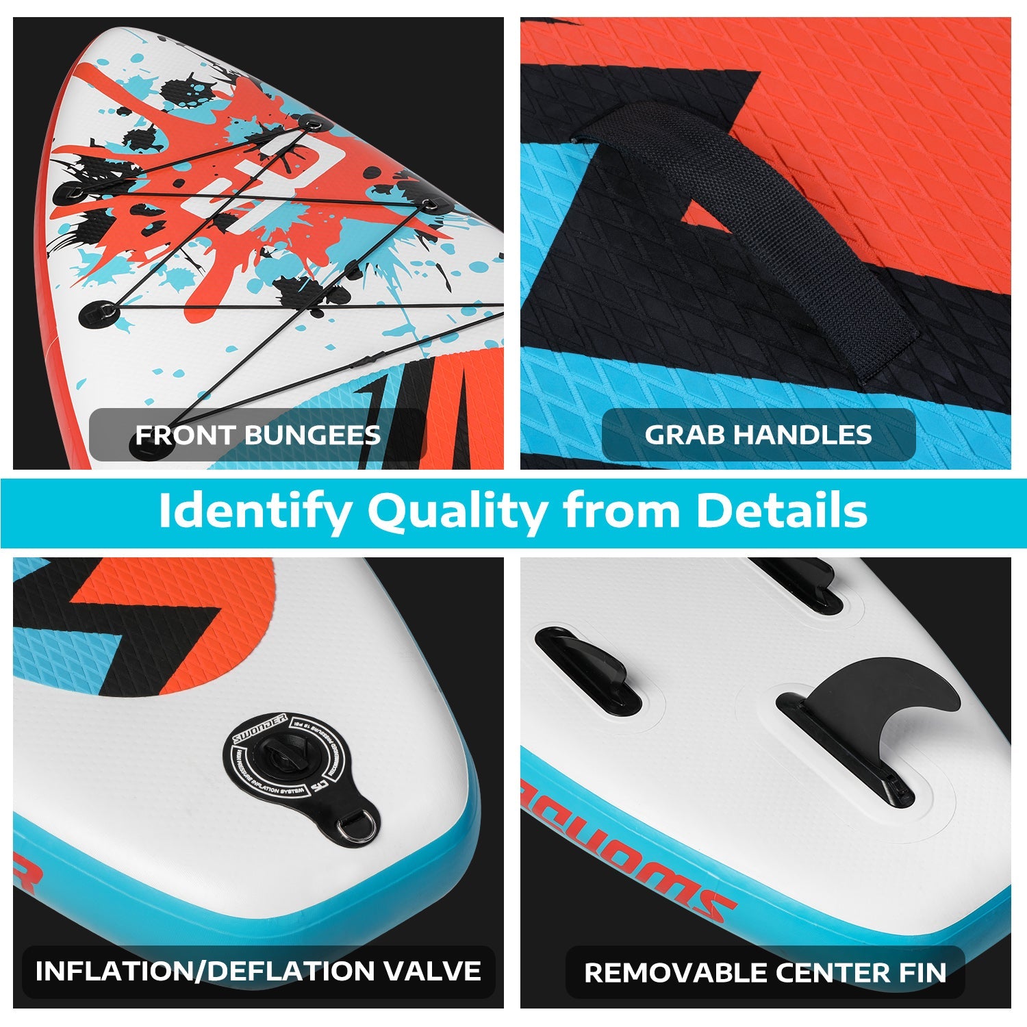 Bundle Deal - 10' Inflatable Stand-Up Paddle Board Set & E-Pump
