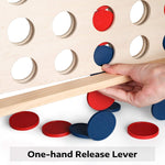 Load image into Gallery viewer, A11N SPORTS Sporting Goods &gt; Outdoor Recreation &gt; Outdoor Games &gt; Lawn Games Friendswood 4 in a Row Classic Connect 4 Game, 20 x 20 inch Board
