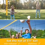 Load image into Gallery viewer, A11N SPORTS Badminton Nets 14ft Height-adjustable Portable Net
